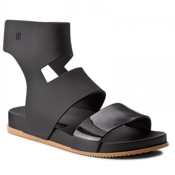 Melissa Shoes - Melissa | Cosmic Flygrl Black Jelly Sport Sandal 6